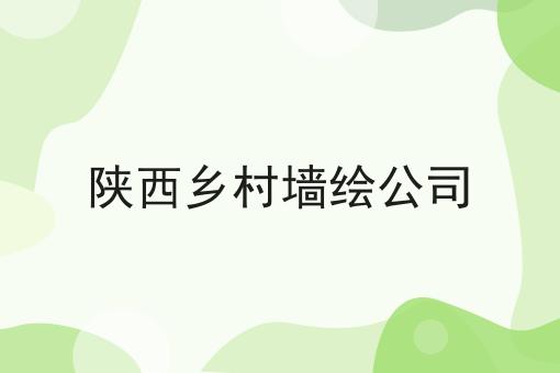 陕西乡村墙绘公司